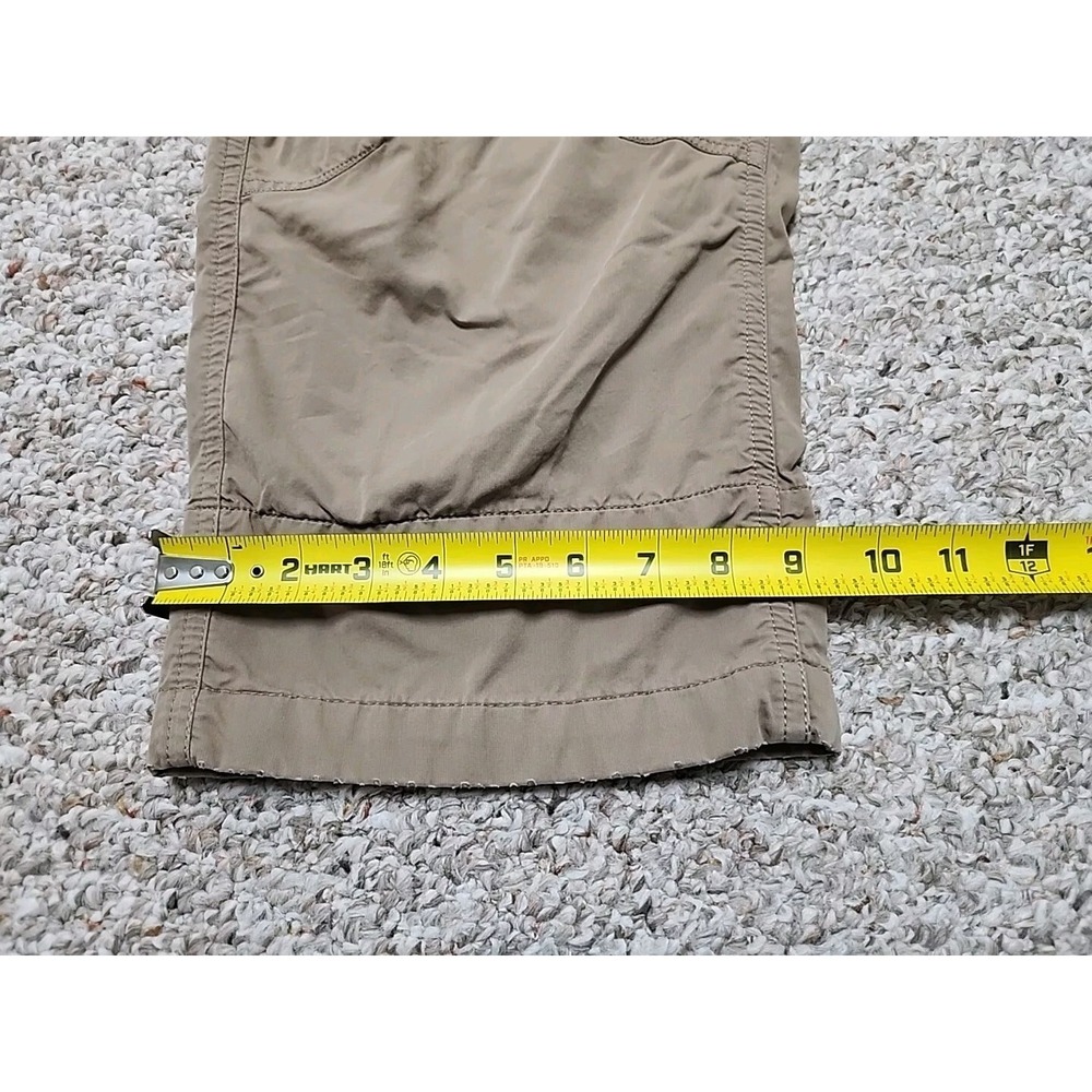 Rail Riders Hiking Pants Mens Khaki Nylon Fleece Lined‎ Trail Taper 34x28 - Picture 9 of 16